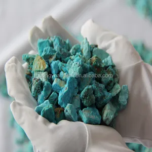 Grosir Batu Permata Turquoise Alami Batu Pirus Kasar Belum Dipotong