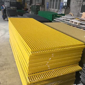 Kaymaz fiberglas grp plastik ızgara paneli