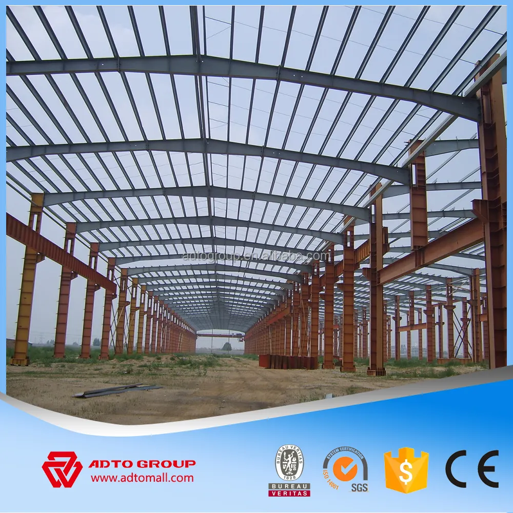 ADTO GROUP Metal Building Construction Projects Industrial Factory Shed Designs Prefabricated Light Steel Structure Construction