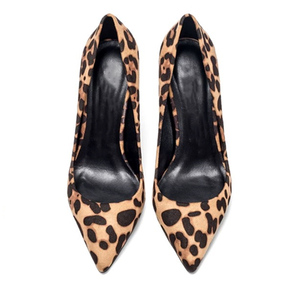 Bigswekiss — chaussures à talons hauts en forme de léopard pour femmes, escarpins à bout pointu et Sexy, escarpins à talons hauts, haute qualité, OEM, vente en gros - Product Image 5