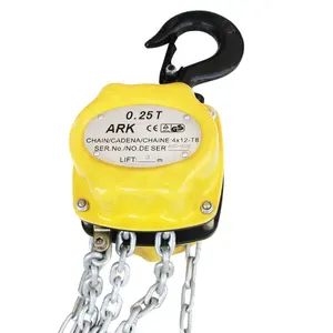 De jenis Mini rantai blok dengan auto locking perangkat 250 kg lifting hoist