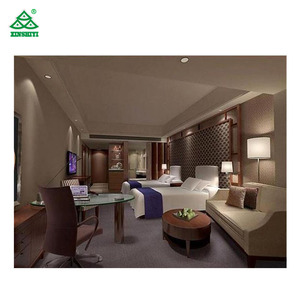 Hotel muebles de dormitorio antiguo doble cama con iluminado cabecera - Product Image 6