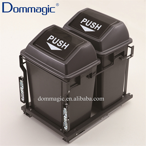 Kitchen Cabinet Soft-close Pull Out Waste Bin