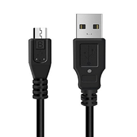 Câble de données Micro USB AM vers USB 0.5 OTG de 2.0 m avec blindage tressé pour appareil photo et ordinateur