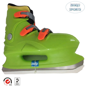 Hot Sale Custom Hard <strong>PE</strong> Shell Skating <strong>Shoes</strong> Lining Detachable Ice Skates for Ice Rink - Product Image 3