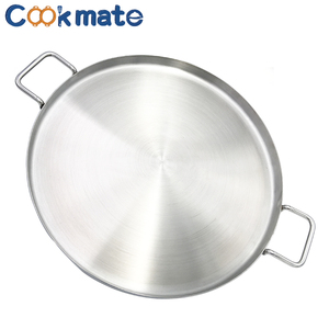 Cero defectos redondo de acero inoxidable plana cóncavo cómales Bola plancha Taco barbacoa Grill Pan - Product Image 2