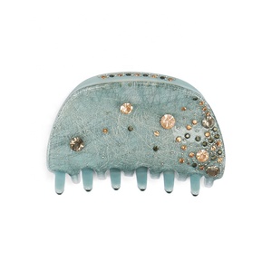 Pinzas de acrílico para el pelo de estilo coreano para niña, accesorios para el cabello para niña, pinzas adornadas con diamantes de imitación grandes - Product Image 1