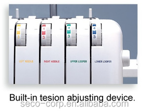 Machine à surjeter 3/4 fils, bras libre, alimentation différentielle, ourlet roulé intégré, boucle automatique, fabrication OEM à Taïwan - Product Image 3