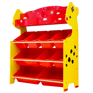 Onshine Holz Buch Lagerung Veranstalter 3 Schichten Spielzeug beliebte Kinder Holz Lagerung Veranstalter Regal Spielzeug für Kinder - Product Image 1