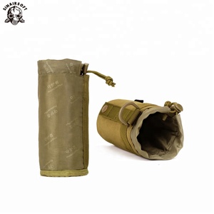 MOLLE tactical militar botella <span class=keywords><strong>del</strong></span> ejército escalada titular d-ring cordón bolsa senderismo viajes durable bolsa de agua bolsa - Product Image 4