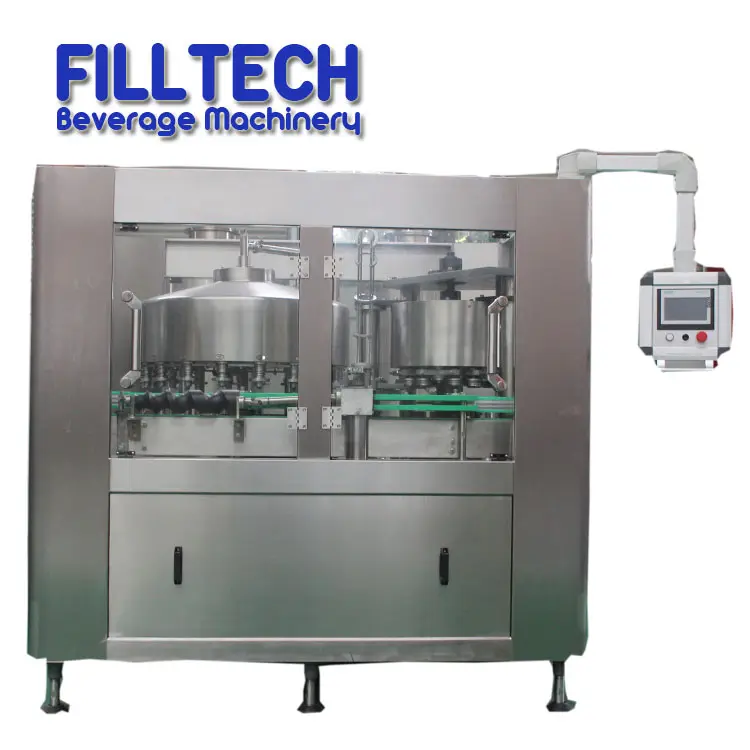 كاملة الألومنيوم يمكن ماكينة تعبئة البيرة تعليب خط ل المشروبات الغازية