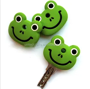 Hoge Kwaliteit Kartonnen Vorm 3D Zachte Pvc Rubber Key Cover