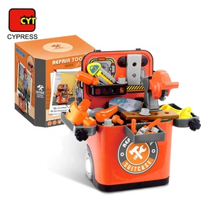 2 in 1 Pretend Play Trolley <strong>Toy</strong> <strong>Tool</strong> <strong>Set</strong> for Boys - Product Image 5