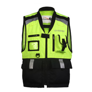 BOWINS مخصص مرحبا فيس عاكسة سلامة سترة دراجة بخارية - Product Image 1