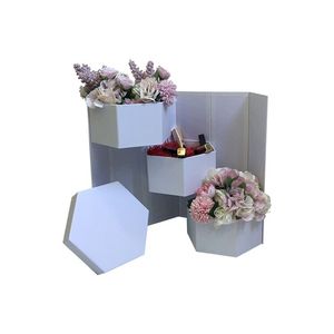 Hebei Huiya Three-tier <strong>Hexagonal</strong> Flower <strong>Gift</strong> <strong>Box</strong> and Rotatable Flower <strong>Box</strong> - Product Image 2
