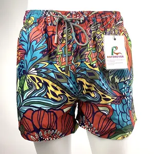 High Quality All Over Dye Sublimation Printing Board Shorts Swim Trunk For Men