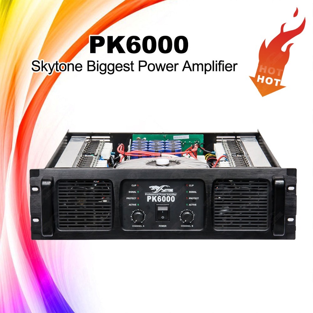 広州製 パワーアンプ 1800W×2 チャンネル 220V対応 追加保護機能付き