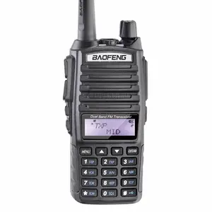 Dropship Профессиональный иди и болтай Walkie Talkie Baofeng uv-82 двухдиапазонный УКВ 10 км долго говорить диапазон переносной Ham CB радио станция удобный