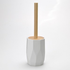 Ensemble de brosse de toilette en forme de cylindre blanc Offre Spéciale - Product Image 5