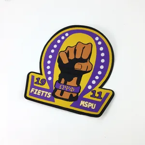 Custom woven patches textile custom Silk Screen patches/Sample name tags