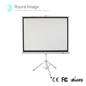 Otomasyon Kendini kilit Sistemi ile taşınabilir Tripod Projeksiyon Ekranı - Product Image 1