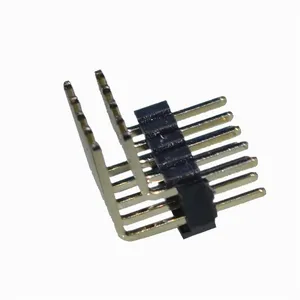 90 derece 2.0mm Pitch çift sıralı 18 Pin Header elektronik konektör