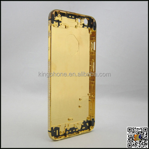 Per il <span class=keywords><strong>iphone</strong></span> 6 6 s specchio oro alloggiamento del telefono, diamante placcato oro della copertura posteriore per iphone6s - Product Image 3