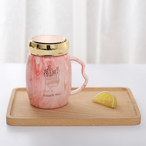 <strong>Gold</strong> Cactus Ceramic Coffee <strong>Mug</strong> with Mirror Lid Elegant and Stylish for Your Daily Beverages - Product Image 6