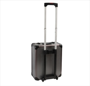 Ningbo Everest 460*377*202 Mm OEM Aluminium Tool <span class=keywords><strong>Trolley</strong></span> dengan Roda/Kotak Perhiasan dengan Logo
