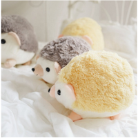 Poupées en peluche hérisson de dessin animé mignon, peluche en coton doux, joli jouet en peluche hérisson, cadeaux d'anniversaire pour enfants, livraison directe