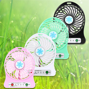 Útil portátiles cool usb ventilador eléctrico recargable con viento fuerte traer de caliente - Product Image 6