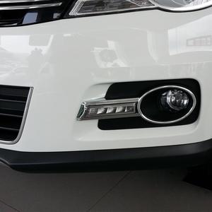 Parachoques delantero clásico con luz antiniebla DRL amarilla para VW para Tiguan 2010-2012 Nueva condición - Product Image 6