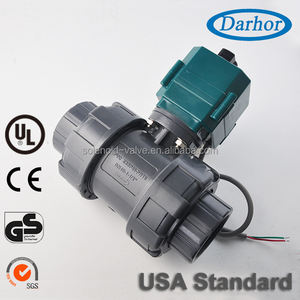 DHWX <span class=keywords><strong>2</strong></span> manera material de PVC <span class=keywords><strong>3</strong></span>/4 "válvula de bola motorizada - Product Image 3