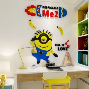 Cartoon Muurstickers Kinderkamer Decoraties Decals Movie Muurschilderingen Despicable