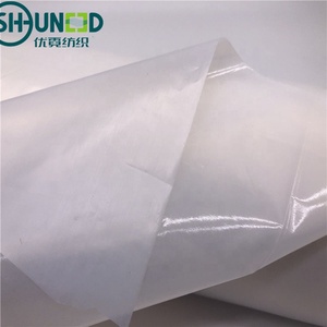 Film de revêtement PES couteau sans papier 0.05MM Film transparent adhésif Double face Film de stratification le plus mince pour vêtement, cuir - Product Image 2