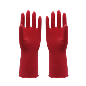 Guantes de Mano de Buena Calidad, Guantes de Látex Rojos para Lavar Platos en la Cocina - Product Image 2