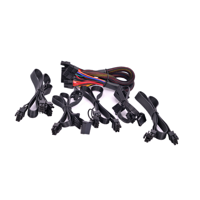 6+2Pin 8Pin SATA Molex 24Pin CPU 4+4pin PSU Cable for Corsair RM1000 RM850 RM750