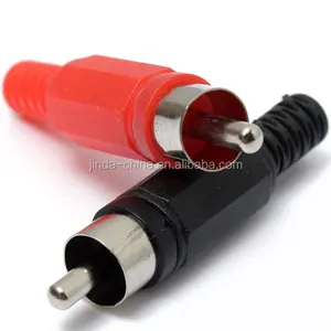 Solder RCA Male Plug Jack Audio Video Adapter Connector