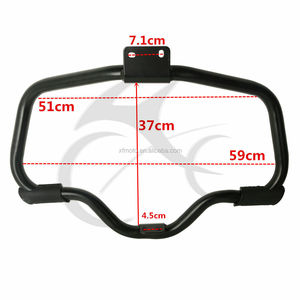 Barra de choque negra de la carretera del protector del motor de TCMT para Harley Sportster <span class=keywords><strong>883</strong></span> 1200 XL <span class=keywords><strong>XR</strong></span> 2004-2023 de los años - Product Image 4