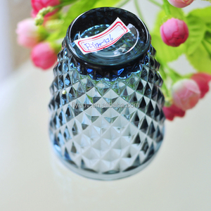 Calici da Vino Vintage Blu per Matrimoni, Bicchieri in Vetro a Prezzo Conveniente <span class=keywords><strong>e</strong></span> Portacandele in Vetro - Product Image 3