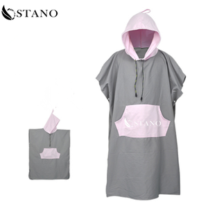 All'ingrosso <span class=keywords><strong>asciugamano</strong></span> <span class=keywords><strong>Poncho</strong></span> da Surf da spiaggia con cappuccio per adulti in microfibra - Product Image 5