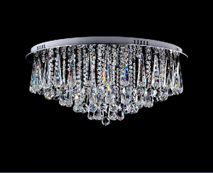 Miboxer — plafonnier en cristal chromé en acier inoxydable, design moderne, montage en surface sur panneau, luminaire décoratif de <span class=keywords><strong>plafond</strong></span>, idéal pour une cuisine - Product Image 1