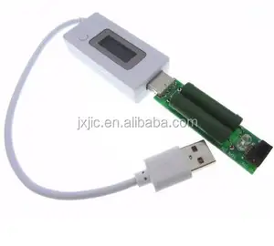 Cargador Micro USB LCD medidor de corriente de voltaje, capacidad de batería, Detector + Mini resistencia de carga de descarga USB 2A/1A con interruptor