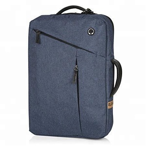 Maletín para ordenador portátil de 17 pulgadas, mochila de mensajero convertible impermeable - Product Image 1