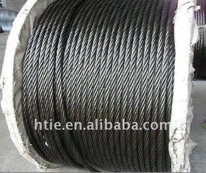 حبل أسلاك الفولاذ غير الدوار 35W * 7 لمعايير ASTM و JIS - Product Image 3
