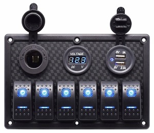 2 Gang Rocker Switch Panels - Reliable Automotive Control