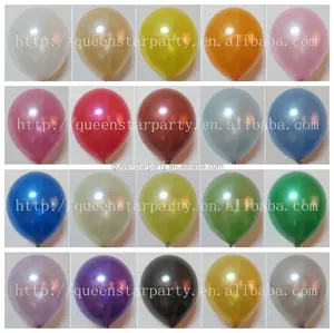 Naturlatex ballons luftballons metallic-farbe