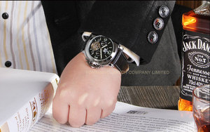Orologio da Polso da Uomo Automatico Tourbillon di Lusso di Fabbrica Cinese Popolare con Cinturino Personalizzato in Vera Pelle - Product Image 3