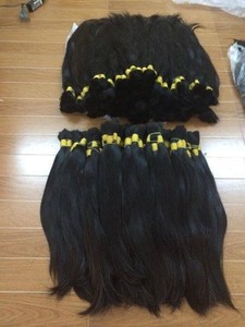 100% Extensions de cheveux humains vierges doux naturel vietnamien droite dentelle avant Remy cheveux Yaki Style vente en vrac exportation haut de gamme - Product Image 4