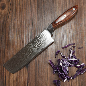 <span class=keywords><strong>Amazon</strong></span> Damasco cuchillo de acero cocina picar Damasco cuchillo - Product Image 2